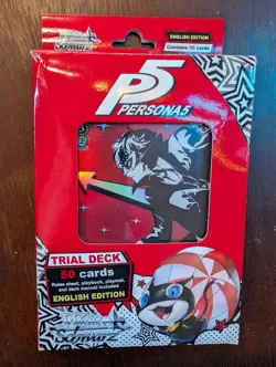 Weiss Schwarz Persona 5 English Trial Deck - New & Sealed - Image 1