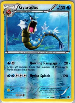Gyarados 31/113 Reverse Holo Legendary Treasures - Pokemon Card - NM - Image 1