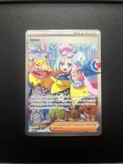 Pokemon TCG Paldea Evolved Trainer Card Iono, Mint Holo, 269/193 SIR - Image 1