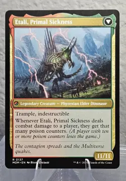 MTG Etali, Primal Conqueror // Etali, Primal Sickness, NM-Mint, English March of - Image 2