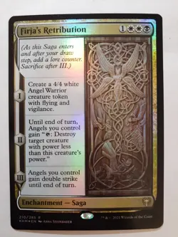 MTG Bling - Foil - Firja's Retribution - Kaldheim -j459 - Image 1