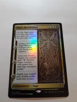 MTG Bling - Foil - Firja's Retribution - Kaldheim -j459 - Image 2