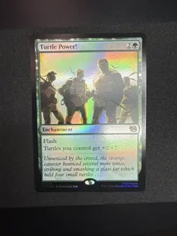 Turtle Power! - Foil Rare MTG Teenage Mutant Ninja Turtles M/NM - Image 1