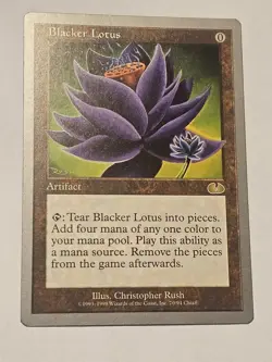 Blacker Lotus LP Unglued MTG Magic The Gathering - Image 1