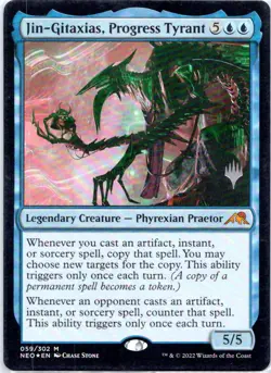 Jin-Gitaxias, Progress Tyrant | Foil | PPNEO | 59 | NM | Chase Stone - Image 1