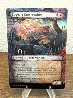 MTG Lorwyn Eclipsed ECL Boggart Cursecrafter (0331) Showcase Uncommon FOIL NM - Image 1