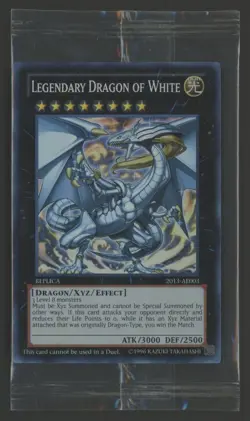 Yu-Gi-Oh! World Championship Legendary Dragon Of White Promo 2013-AE003 Sealed - Image 1
