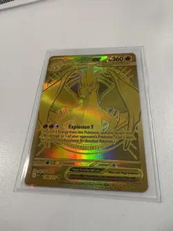 Mega Charizard Y EX 294/217 Gold Hyper Rare, Ascended Heroes, Pokemon TCG (NM) - Image 1