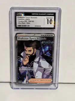Pokemon Professor Turo's Scenario 240/182 Paradox Rift CGC Gem Mint 10 - Image 1