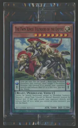 Yu-Gi-Oh World Champ Qualifier The Twin Kings Founders of The Empire 2015 Sealed - Image 1