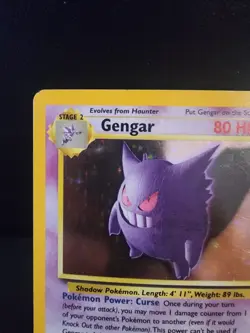 Pokemon TCG Gengar 5/62 Fossil Set Holo Rare - Image 3