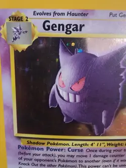 Pokemon TCG Gengar 5/62 Fossil Set Holo Rare - Image 4