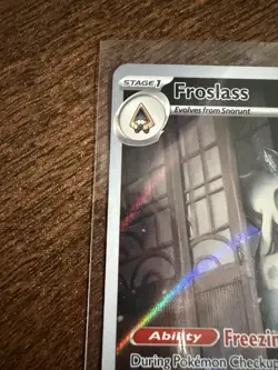 Froslass - 174/167 - Illustration Rare Pokemon Twilight Masquerade Error miscut - Image 4