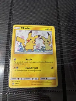 Pokemon Pikachu SM162 Card - Image 1