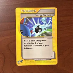 Pokemon TCG, Energy Switch 120/147, Aquapolis - Image 1