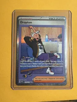 Pokemon TCG Drayton 172/131 Special Illustration Rare SIR Prismatic Evolutions - Image 1