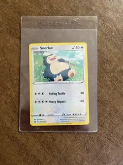 Pokemon Snorlax SWSH032 Sword & Shield Promo Holo Card 150 HP English - Image 1