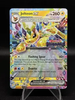 Pokemon Jolteon EX Promo Prismatic Evolutions 030/131 Holo 260 HP English - Image 1