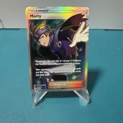 Morty (Full Art) 212/214 Sm-Lost Thunder Holo NM Pokemon - Image 1