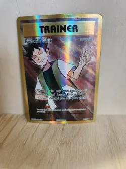 Pokemon TCG XY Evolutions Full Art Trainer Brock's Grit 107/108 - Image 1