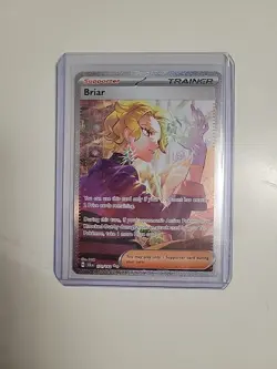 Pokemon 2024 Full Art Trainer Briar SIR 171/142 S&V Stellar Crown (Top Loaded) - Image 1
