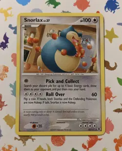 Pokemon TCG Snorlax 33/111 Rising Rivals English 2009 - Image 1