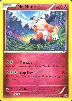 Mr. Mime 91/146 Uncommon XY Pokemon Lightly Played - Image 1