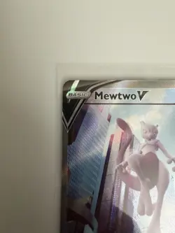 Pokemon TCG Mewtwo v Alt Art Full Art Holo Ultra Rare Card 072/078 - Image 3