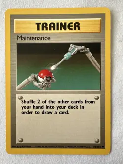 Pokemon TCG Maintenance Base Set 83/102 Regular Unlimited Uncommon - Image 1