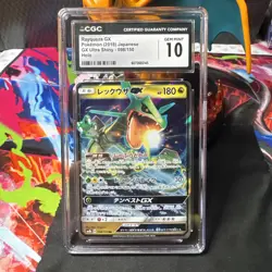 Rayquaza GX 098/150 - CGC Gem Mint 10 - GX Ultra Shiny - Pokemon TCG 2018 - Image 1