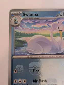 Swanna (Master Ball Pattern) 026/086 Sv: White Flare Holo Pokemon TCG - Image 3