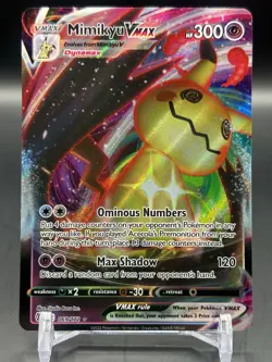 Pokemon Mimikyu VMAX Holo Ultra Rare TCG Card Brilliant Stars 069/172 NM - Image 1