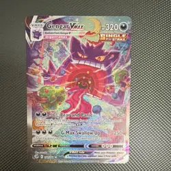 Pokemon Gengar VMAX Alternate Art Secret Rare Holo Fusion Strike 271/264 320 HP - Image 1