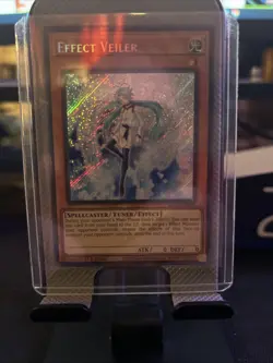 Yu-Gi-Oh Effect Veiler RA01-EN003 Secret Rare 1st Edition - Image 1