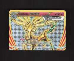 Xerneas BREAK 82/114 Steam Siege Full Art Ultra Rare Holo Pokemon Card MP - Image 1