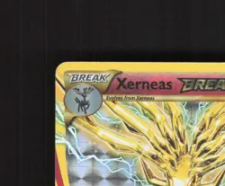 Xerneas BREAK 82/114 Steam Siege Full Art Ultra Rare Holo Pokemon Card MP - Image 3