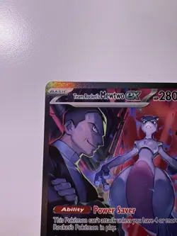 Pokemon Mewtwo EX TCG 2025 Team Rockets Card 231/182 Destined Rivals GEM MT - Image 3