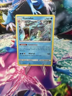Gyarados 20/70 Holo Rare Sun & Moon Dragon Majesty Pokemon TCG - Image 1