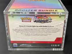 Pokemon SV8.5 Prismatic Evolutions Sealed Booster Bundle Display W/Acrylic Case - Image 3