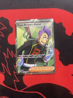 Pokemon TCG Trainer Team Rockets Petrel 226/182 Destined Rivals NM - Image 1