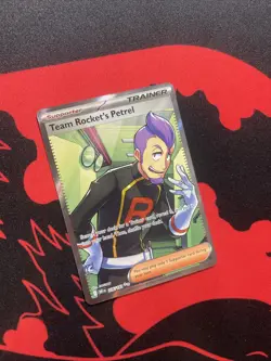 Pokemon TCG Trainer Team Rockets Petrel 226/182 Destined Rivals NM - Image 3