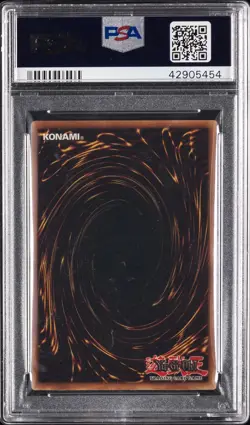 2002 YU-GI-OH! LOB-LEGEND OF BLUE EYES WHITE DRAGON #003 FLAME SWORDSMAN PSA 10 - Image 2