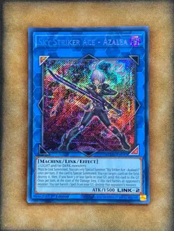 Yugioh Sky Striker Ace - Azalea BLMR-EN052 Secret Rare 1st Ed NM - Image 1