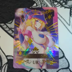 Dark Magician Girl Goddess Story Doujin Waifu Trading Card UR Yugioh - Image 1