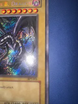 Yu-Gi-Oh! Red-Eyes B. Dragon BPT-005 Collectors Tin Secret Rare Dragon DMG - Image 4