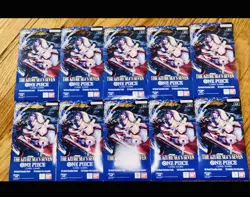 One Piece TCG The Azure Sea’s Seven OP-14 Sleeved Booster Pack NEW SEALED x10 - Image 1