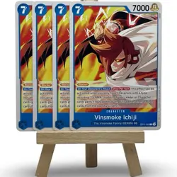 One Piece TCG OP11-043 Vinsmoke Ichiji (U) A Fist of Divine Speed x4 Playset - Image 1