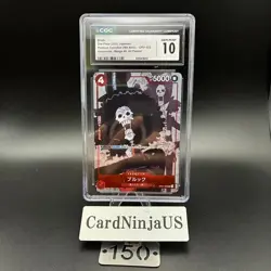 CGC GEM MINT 10 Brook OP01-022 UC 25th Edition Parallel ONE PIECE Card Game 150 - Image 1