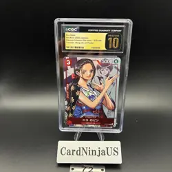 CGC PRISTINE 10 Nico Robin ST01-008 C 25th Edition Parallel ONE PIECE Card Game - Image 1
