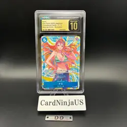 CGC 10 PRISTINE Nami P P-112 Promo Pirates Party One Piece Card Game Japanese 99 - Image 1
